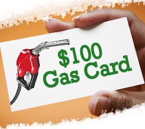 $100 GAS CARD!