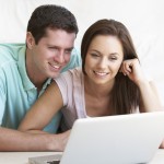 Couple Researching their Condo Stay Research at Rental In Myrtle Beach