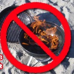 Grills Not Allowed on the Beach