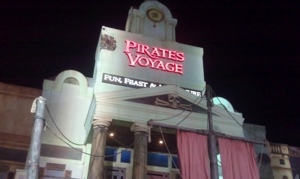Night Shot of Pirates Voyage