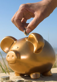 Beach Piggy Bank