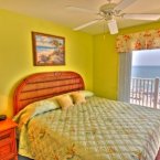 Bedroom with balcony