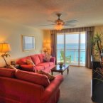 Living room with balcony