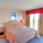 Master bedroom with balcony