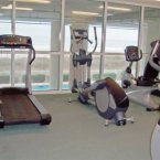 Oceanfront exercise room