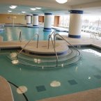 Indoor pool and jacuzzi