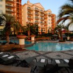 Outdoor pool at Marina Inn