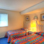 Beach style double guest bedroom