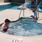 Outdoor jacuzzi