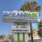 Ocean Park Resort Sign