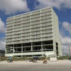 Beach view of building