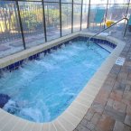 Lounge in the indoor jacuzzi