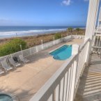 Outdoor pool area