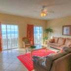 Living room with large balcony