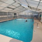 Relaxing indoor pool