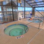 Two Hot Tubs Indoors