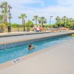 Outdoor lazy river