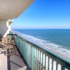 Private oceanfront balcony