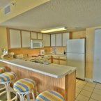 Bar stool seating, kitchen