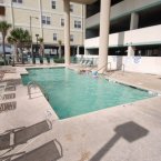 Outdoor pool right on the beach