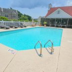 Outdoor pool at the pub