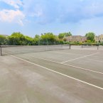 Community tennis courts